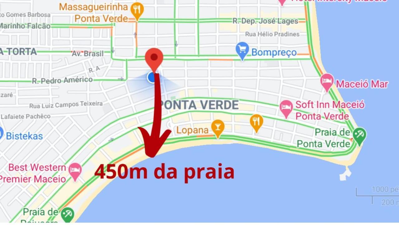 Apartamento Ponta Verde 3 Suites Maceio Dış mekan fotoğraf